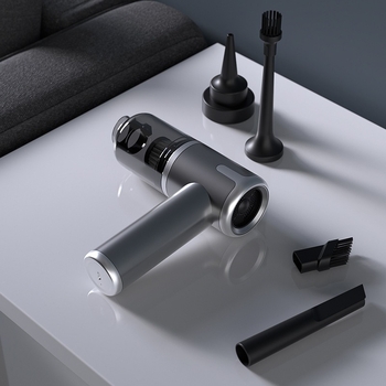 Автомобилен вакуум за почистване - безчетков мотор, силно всмукване (7.4V; 100W; 11000Pa; безжичен)