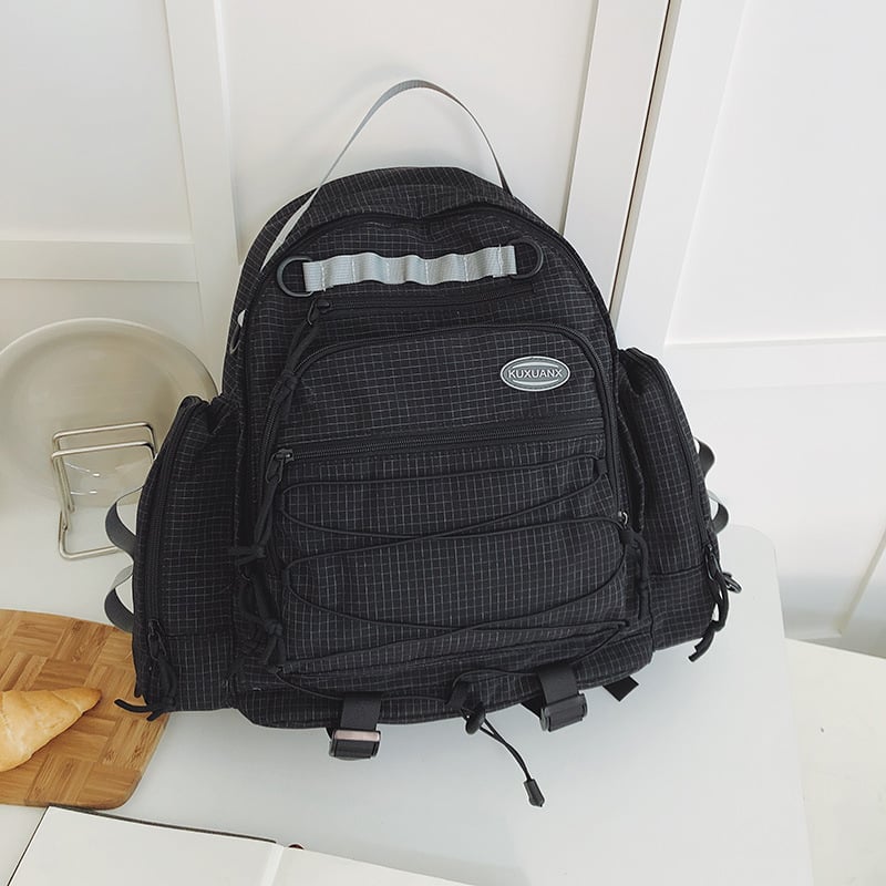 Раница за пътуване в стил гора, унисекс, водоустойчива Oxford материя, съвместима с 14-инчов лаптоп, презрамки с въздушна подложка