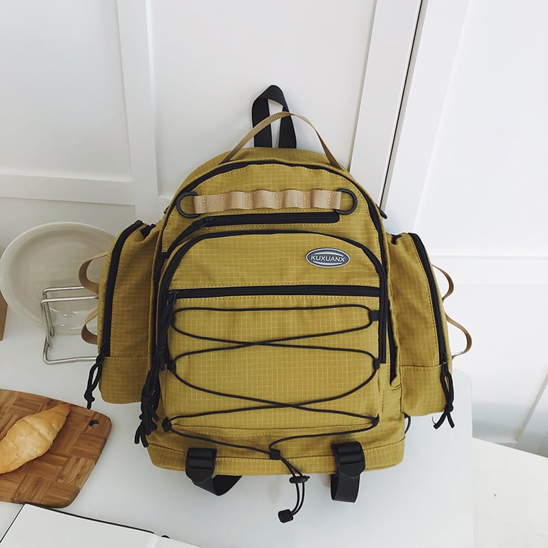 Раница за пътуване в стил гора, унисекс, водоустойчива Oxford материя, съвместима с 14-инчов лаптоп, презрамки с въздушна подложка