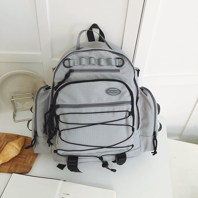 Раница за пътуване в стил гора, унисекс, водоустойчива Oxford материя, съвместима с 14-инчов лаптоп, презрамки с въздушна подложка