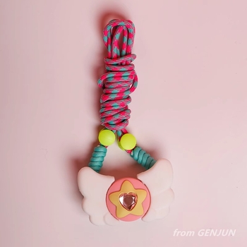 Zirui telefonnyaklánc, unisex, nylonból kötött, PP kötél és fém csat