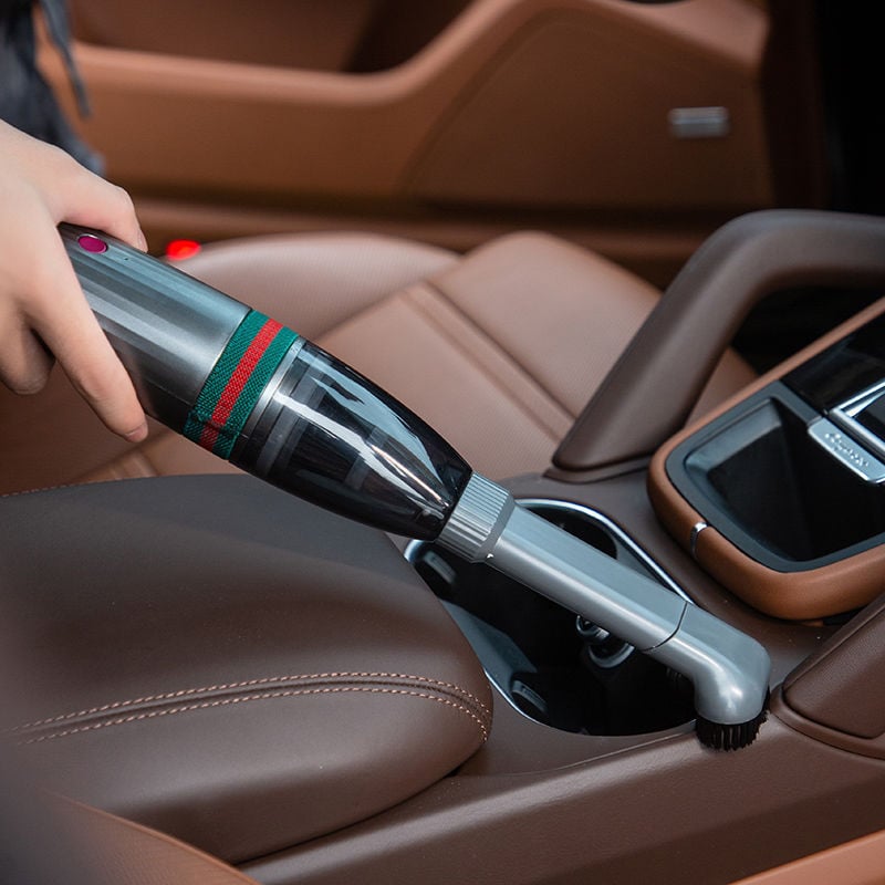 Преносим ръчен вакуум за автомобил - 3.7V, 45W, 4500 Pa, безжичен, 120 минути работа