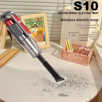 Juhtmevaba vertikaalne käsitolmuimeja, 100W, märg- ja kuivpuhastus, sisseehitatud 1600 mAh aku, USB laadimine, 2-ühes nühkimise ja imemise otsaga