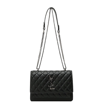 Дамска кожена крос-боди чанта, квадратен дизайн, изработка от split leather, подплата полиестер, пролет 2025