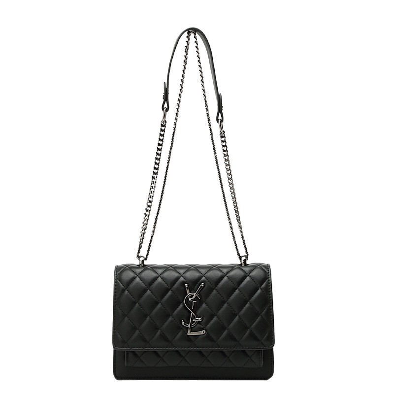 Дамска кожена крос-боди чанта, квадратен дизайн, изработка от split leather, подплата полиестер, пролет 2025