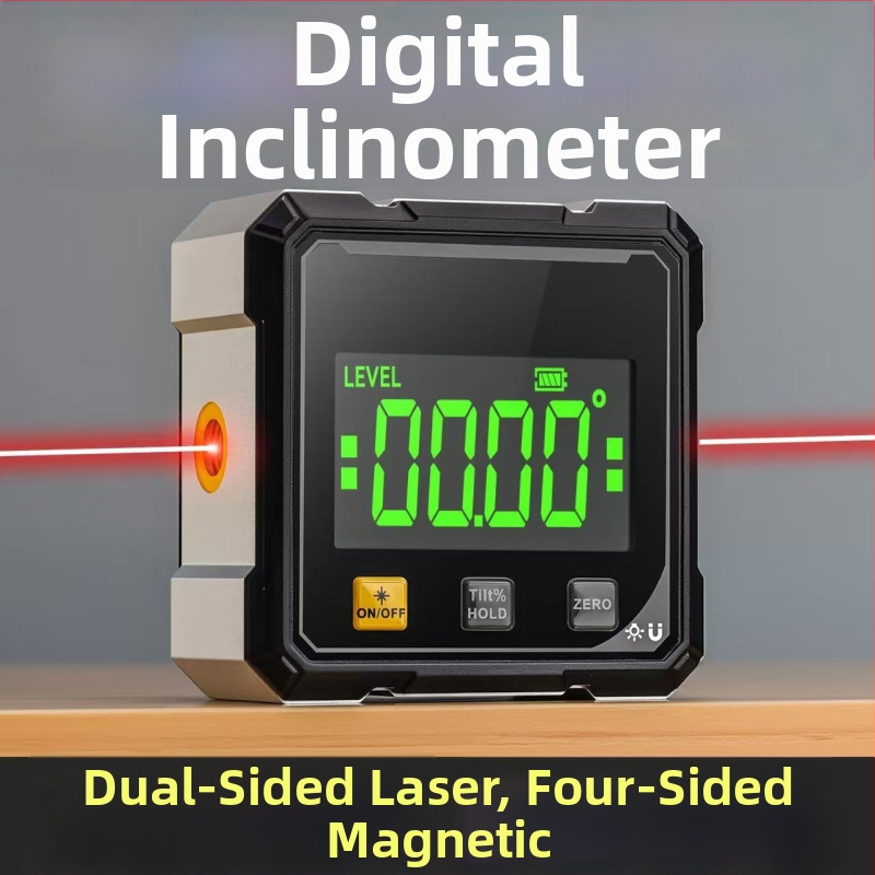 Magnētisks horizontālais leņķa mērītājs, mini protrakts, slīpuma mērītājs, elektroniskais digitālais inclinometrs