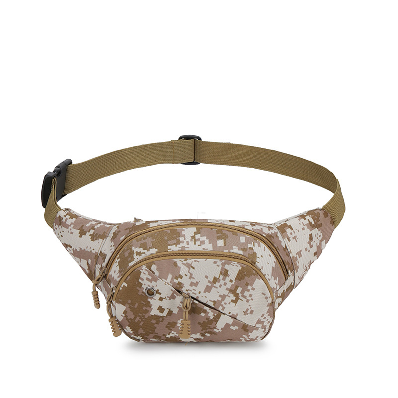 Qihui Bird Geantă talie pentru bărbați - Impermeabilă, Camuflaj, Nailon