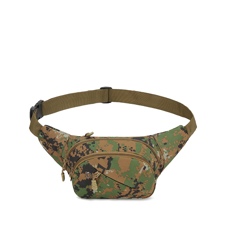 Qihui Bird Geantă talie pentru bărbați - Impermeabilă, Camuflaj, Nailon