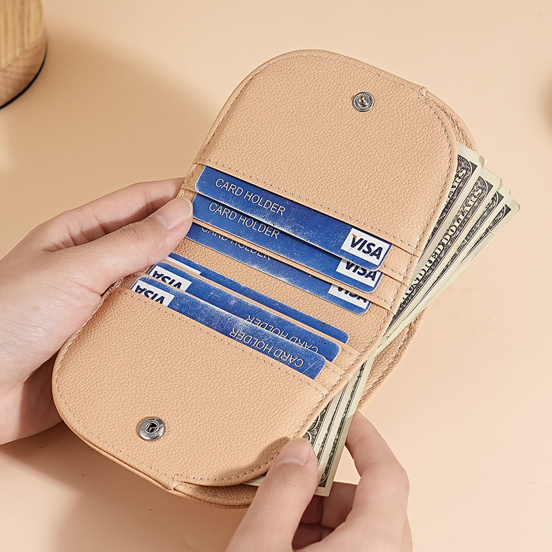 Κερματοφόρο PU, απλό σχέδιο, κλείσιμο με λουκέτο, unisex