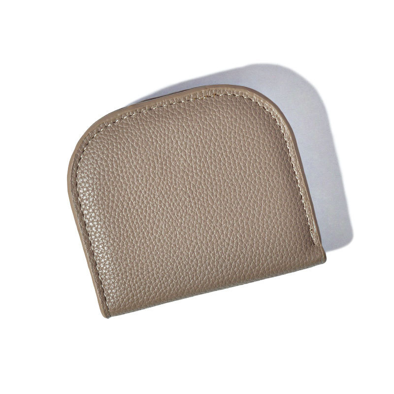 Κερματοφόρο PU, απλό σχέδιο, κλείσιμο με λουκέτο, unisex