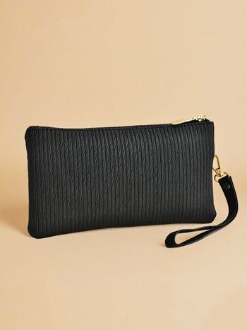 Geantă de damă cu fermoar – pătrat mic, PU, căptușită cu poliester, vară 2023