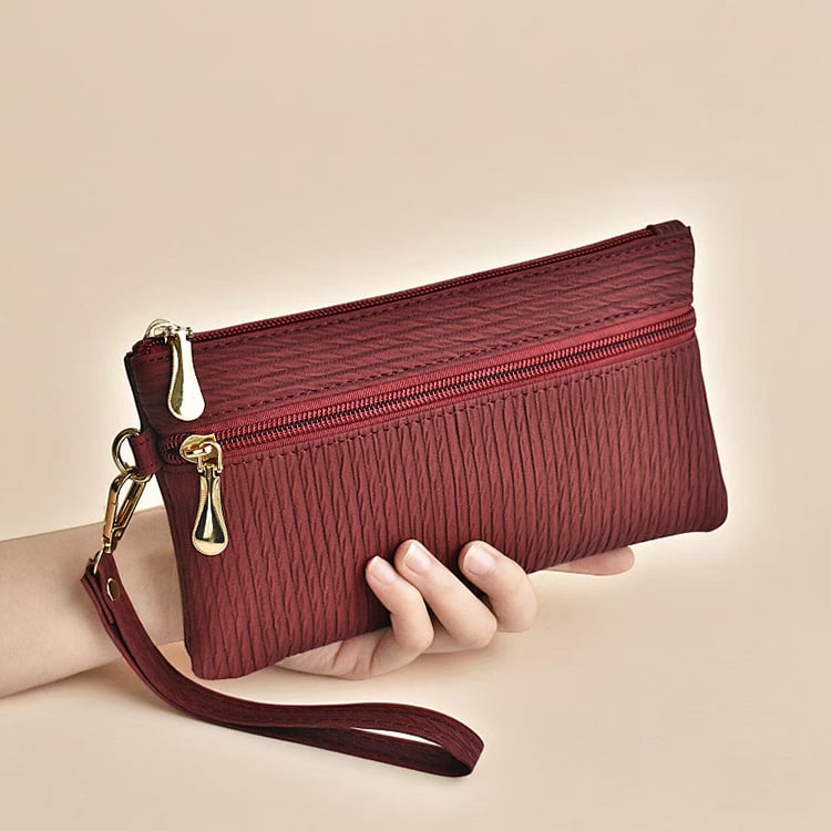 Geantă de damă cu fermoar – pătrat mic, PU, căptușită cu poliester, vară 2023