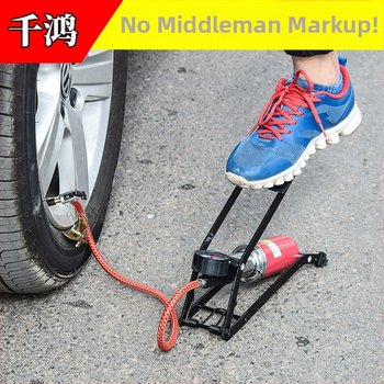 Universalna prijenosna pumpa za stopala za automobile i bicikle, jednocilindrična, visok tlak, metalno kućište, 120W, digitalni zaslon, s tlakomjerom i alarmnim svjetlom