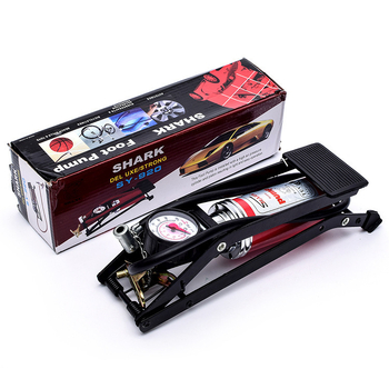 Universalna prijenosna pumpa za stopala za automobile i bicikle, jednocilindrična, visok tlak, metalno kućište, 120W, digitalni zaslon, s tlakomjerom i alarmnim svjetlom