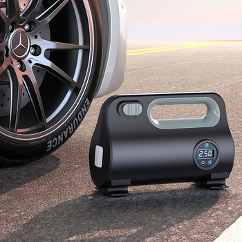 Prijenosna 12V pumpa za automobil s digitalnim zaslonom, 25 L/min, radno vrijeme 5–20 minuta, jednocilindrična