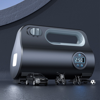 Prijenosna 12V pumpa za automobil s digitalnim zaslonom, 25 L/min, radno vrijeme 5–20 minuta, jednocilindrična