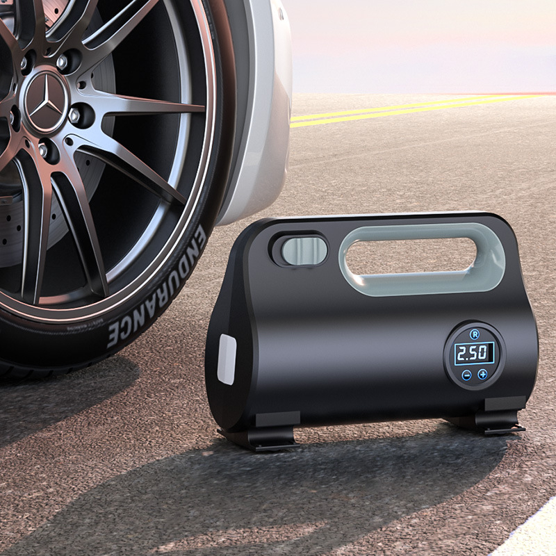 Prijenosna 12V pumpa za automobil s digitalnim zaslonom, 25 L/min, radno vrijeme 5–20 minuta, jednocilindrična