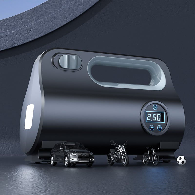 Prijenosna 12V pumpa za automobil s digitalnim zaslonom, 25 L/min, radno vrijeme 5–20 minuta, jednocilindrična