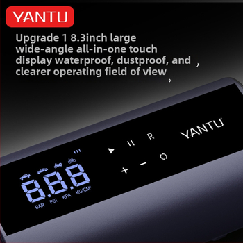 Bežična dvocilindrična pumpa za nadimanje guma za automobile i SUV — 12V, 120W, 35 L/min, Digitalni zaslon s tlakomjerom