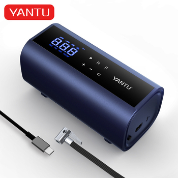 Bežična dvocilindrična pumpa za nadimanje guma za automobile i SUV — 12V, 120W, 35 L/min, Digitalni zaslon s tlakomjerom