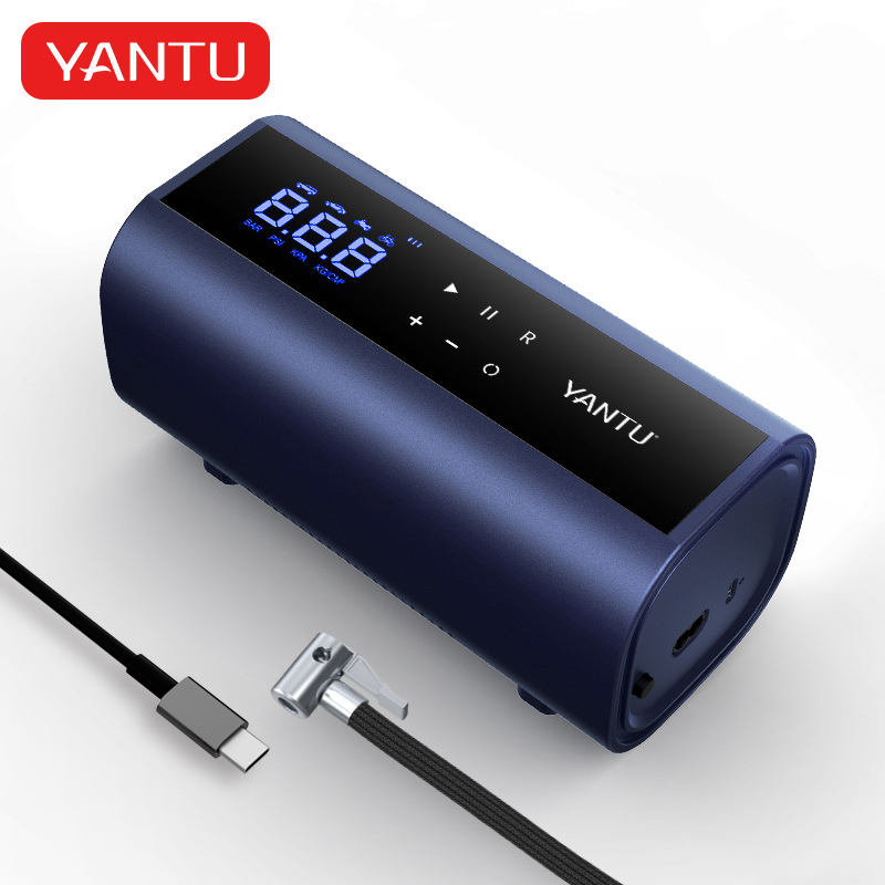 Bežična dvocilindrična pumpa za nadimanje guma za automobile i SUV — 12V, 120W, 35 L/min, Digitalni zaslon s tlakomjerom