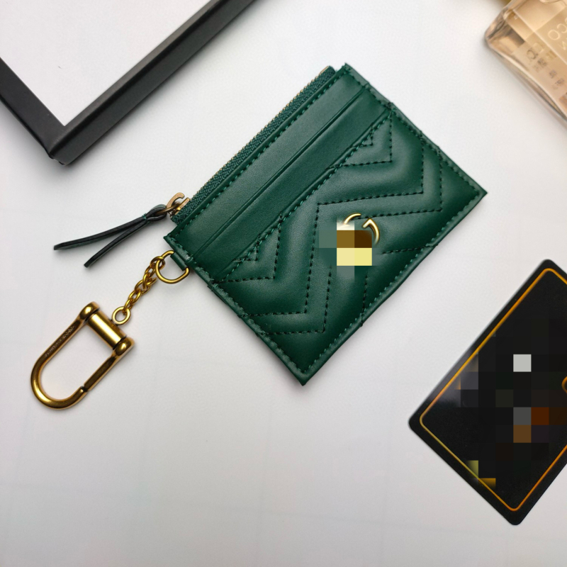 Suport pentru card cu breloc din piele naturală, stil business, design orizontal pătrat, buzunar pentru ID, căptușeală din piele sintetică, primăvara 2025