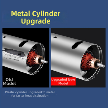 Automobilska pumpa za zrak s dvostrukim cilindrom, 12V, 200W, 50 L/min, 2 m crijevo, digitalni zaslon, LED osvjetljenje