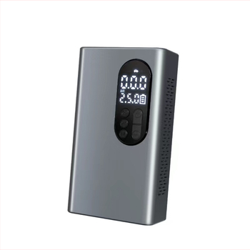 Pompa de umflat cauciuc auto, portabilă, automată, electrică, cu afișaj digital și lumină LED (12V DC, 80W, 35 L/min)