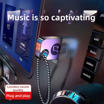 Automobilinė USB atmintinė 64GB, aliuminio lydinio korpusas, USB maitinimas, MP3/MP4 atkūrimas, be ekrano