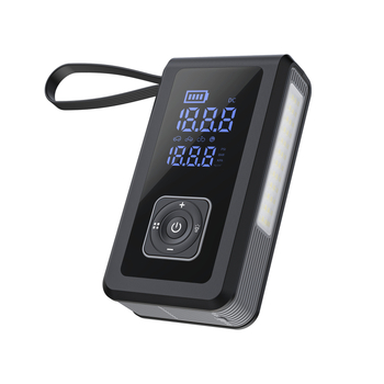 Sve-u-jednom za auto: automobilni startni uređaj i pumpa za gume, 12V 100W litijeva baterija, dizajn s 2+ cilindara, protok zraka 35 L/min