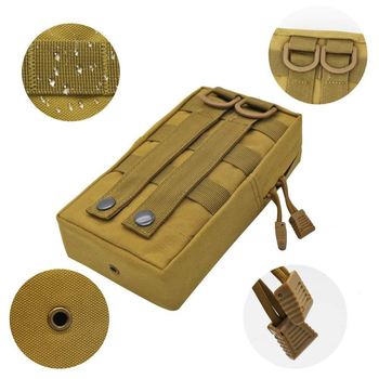 Torba za pojas za sportove aktivnosti na otvorenom (600D Oxford vodootporna tkanina; unisex; za vanjsku upotrebu; srednja tvrdoća)