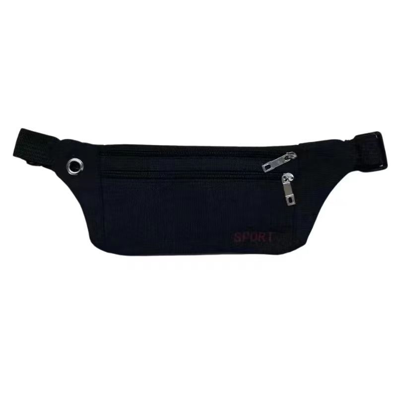 Unisex platnena pojasna torba za outdoor sportove – Crossbody stil, velika zapremina, pretinac za telefon i novčanik