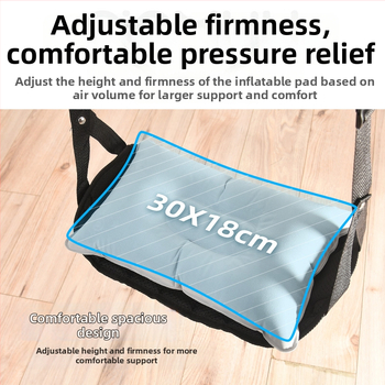 Kāju hamaks pie darba galda — poliesters, manuālā pumpa, 1 personai