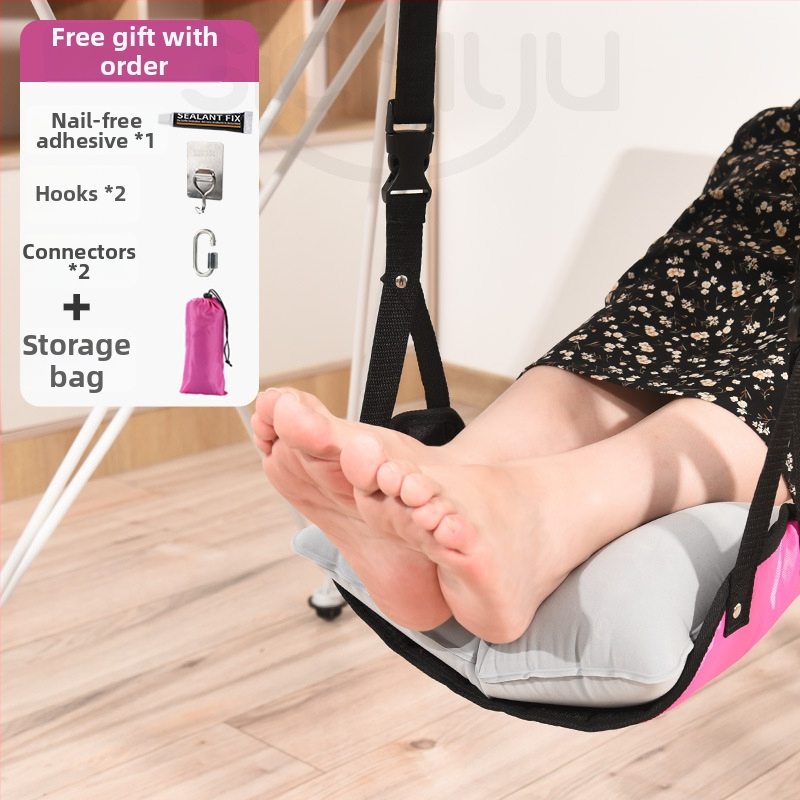 Kāju hamaks pie darba galda — poliesters, manuālā pumpa, 1 personai