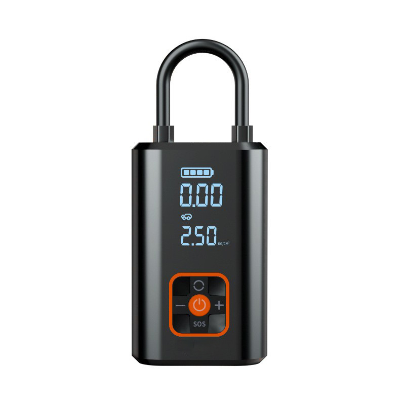 Kafila 066 automobilska višefunkcionalna pumpa za zrak, prenosna pametna pumpa s digitalnim zaslonom za automobile i električna vozila, 12V, 120W, 70 L/min, punjiva