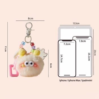 Λούτρινο κρεμαστό για τσάντα – Καρτούν σχέδιο, φρέσκο και γλυκό στυλ, χαριτωμένη εμφάνιση, Άνοιξη 2025