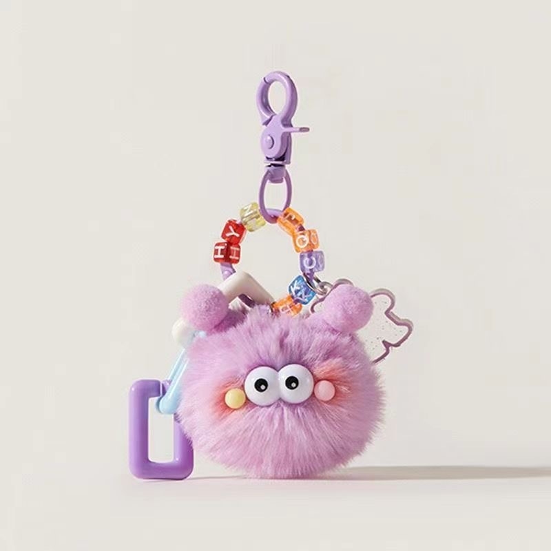 Λούτρινο κρεμαστό για τσάντα – Καρτούν σχέδιο, φρέσκο και γλυκό στυλ, χαριτωμένη εμφάνιση, Άνοιξη 2025