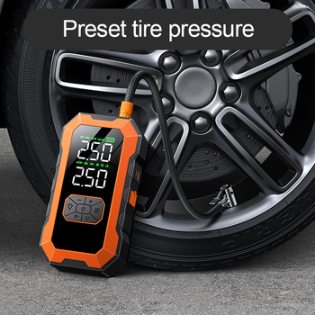 Auto start za nuždu i pumpa za zrak – sve-u-jedno, bežični power bank, 14.8V, 220W, 60 L/min, manometar za tlak u gumama
