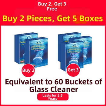 Automobilio priekinio stiklo plovimo efervescencinės tabletės, koncentruotas riebalų plėvelės šalinimo agentas, universalus visiems sezonams, 10 vnt., modelis Yj-a2803-bhj-13t