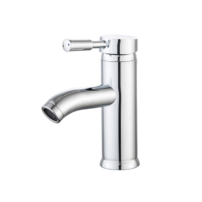 Nehrđajući čelični miješalica za lavabo, stolni miješalica za sudoperu, keramički kasetni ventil, model SK-6688, 1 MPa, 90°C