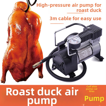 Viacúčelová nafukovacia pumpa pre pečené mäso, hydinu a dobytok (240V, 220W, USB, Digitálny displej, >2 valce)