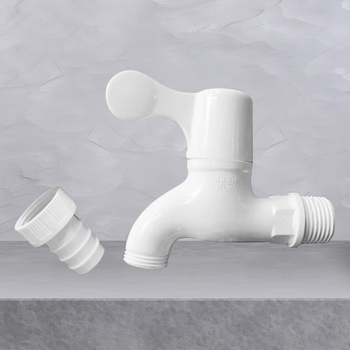 LS1 robinet pentru mașina de spălat, montaj în perete, corp din plastic, nucleu de supapă ceramic, 1.6 MPa