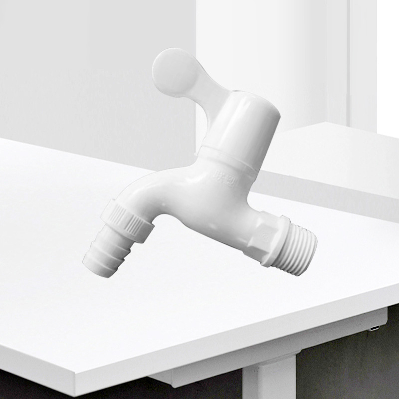 LS1 robinet pentru mașina de spălat, montaj în perete, corp din plastic, nucleu de supapă ceramic, 1.6 MPa