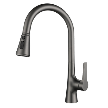 Robinet de bucătărie retractabil, din cupru integral, trei moduri de curgere, model V72-3, diametrul bazei 35 mm, cartuș ceramic