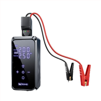 Gépjármű-vészindítási tápegység beépített légpumpával — mindent egyben, többfunkciós power bank