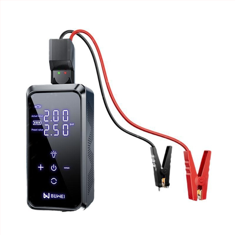 Gépjármű-vészindítási tápegység beépített légpumpával — mindent egyben, többfunkciós power bank