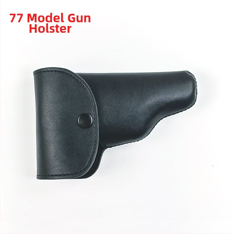 Juostos taktinis odinis pistoleto dėklas – slėptas greitas išėmimas, antrojo sluoksnio veršienos odos, poliesterio pamušalas, lauko naudojimui