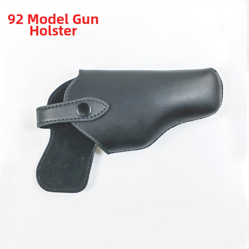 Jostas taktiska pistoļu futlārs – slēgta ātra izņemšana, īsta āda, otrās kārtas liellopa āda, poliestera oderes