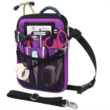 Torba za sestru na pojas – poliester, gradski minimalistički dizajn, zatvarač, laminirani unutarnji džep, dodatni pretinac