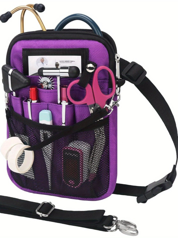 Torba za sestru na pojas – poliester, gradski minimalistički dizajn, zatvarač, laminirani unutarnji džep, dodatni pretinac